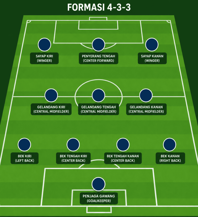 Formasi 4-3-3 dan Kelebihannya: Strategi Menyerang Terbaik Sepak Bola Modern